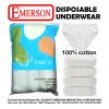 EMERSON Disposable Underwear - MENS (100% COTTON)